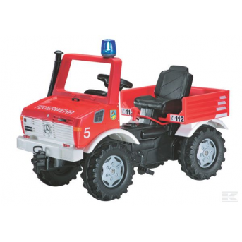 Rolly Toys - rollyFire Unimog Požární auto s řazením, brzdami, majákem a sirénou Rolly Toys - rollyFire Unimog Požární auto s řazením, brzdami, majákem a sirénou